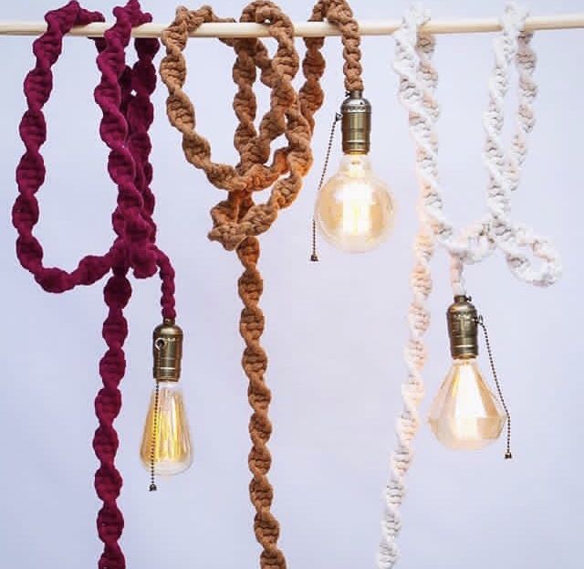 Handmade Macrame Bulb holder