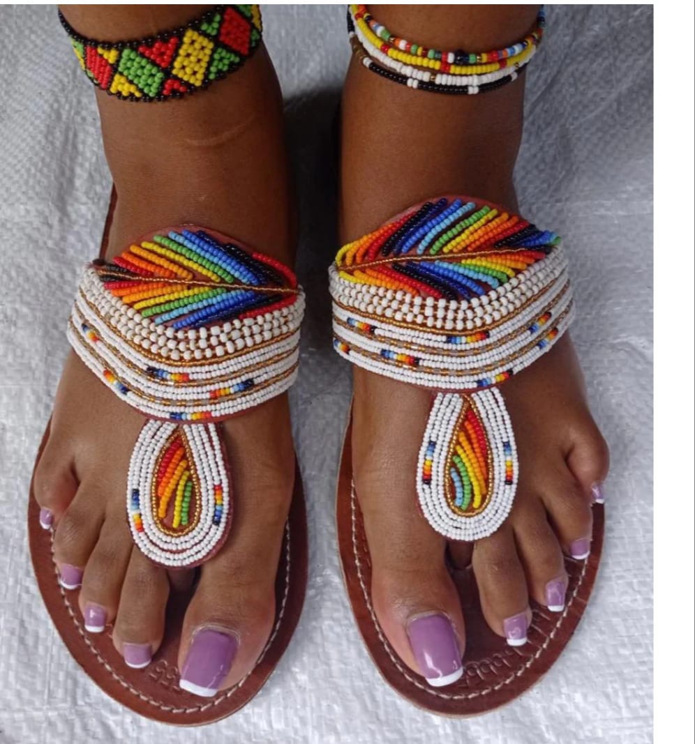 Beaded Maasai Sandals